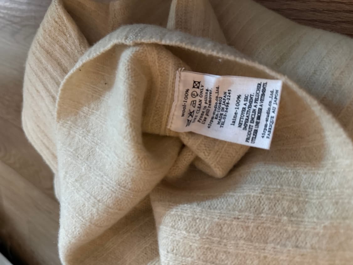 45RPM collar knit 상품이미지6