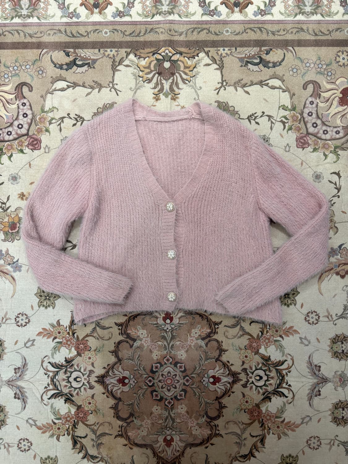 vtg 모리 y2k 헤어리 가디건 상품이미지1