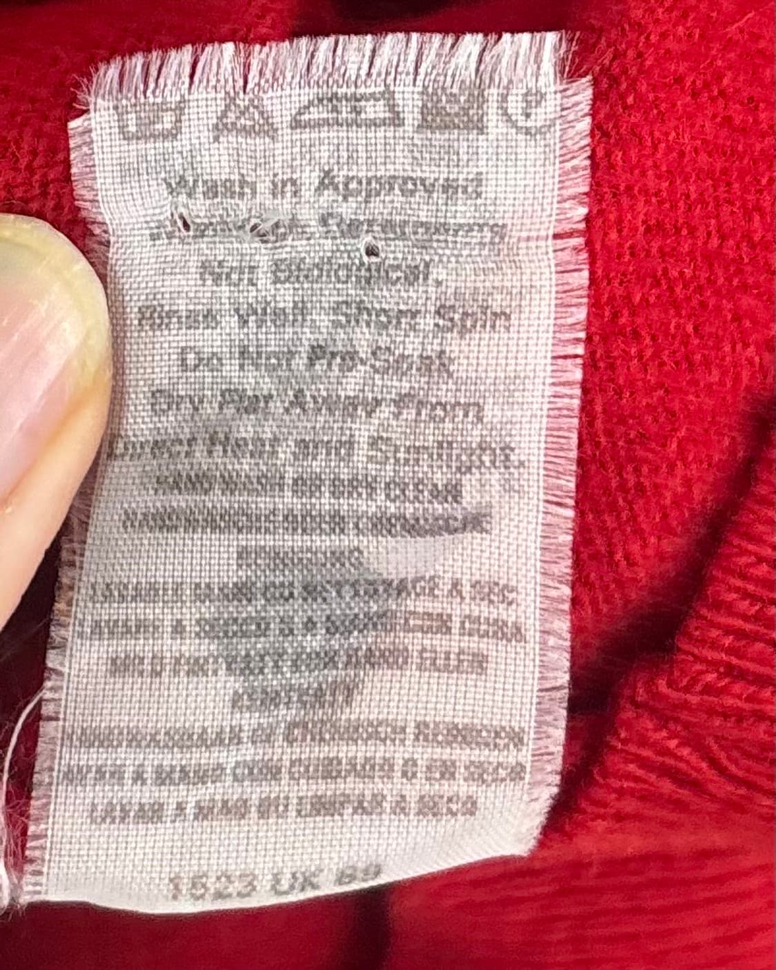 버버리 레드 골드버튼 가디건 상품이미지8