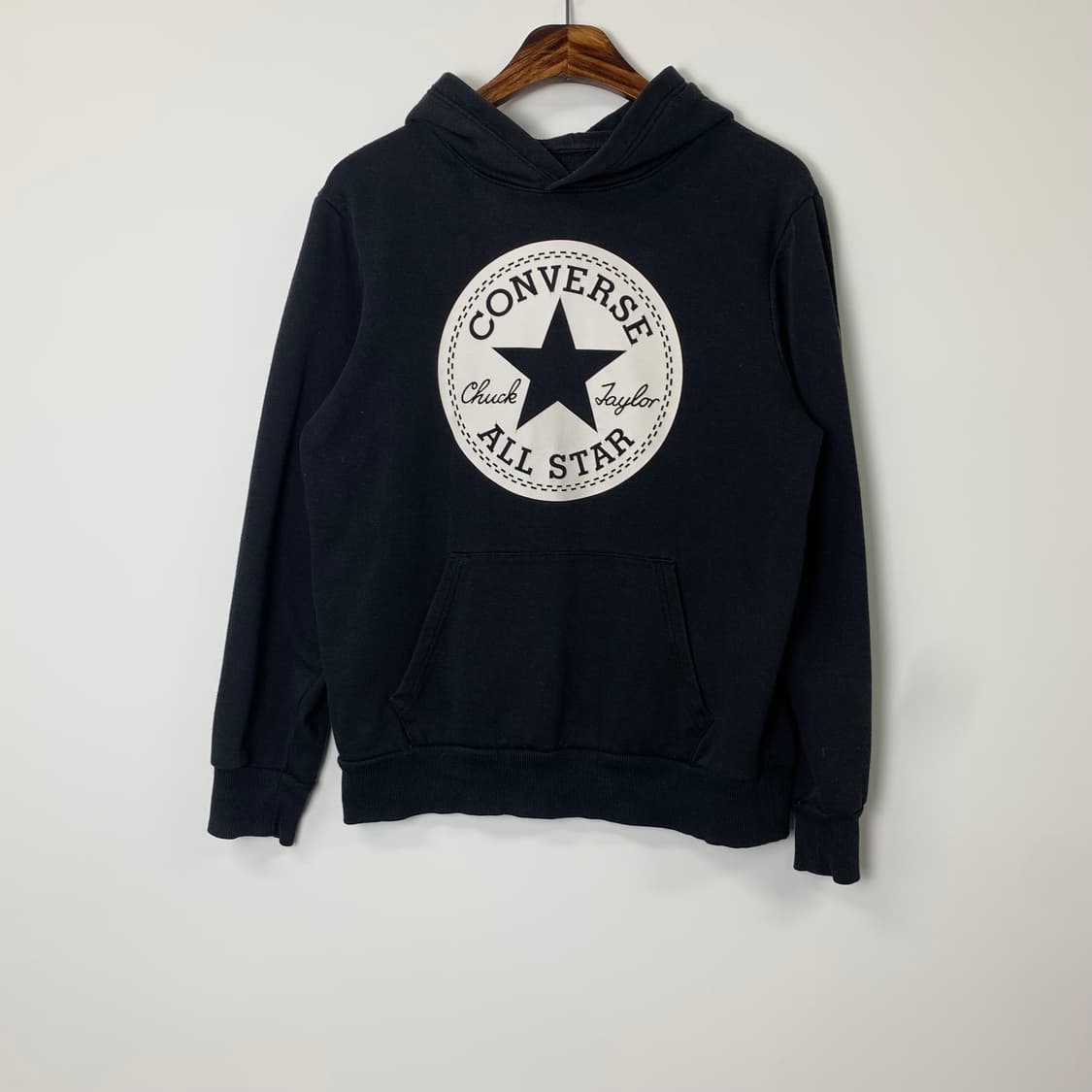 컨버스 y2k 와투케 스타 블랙 후드티 상품이미지2