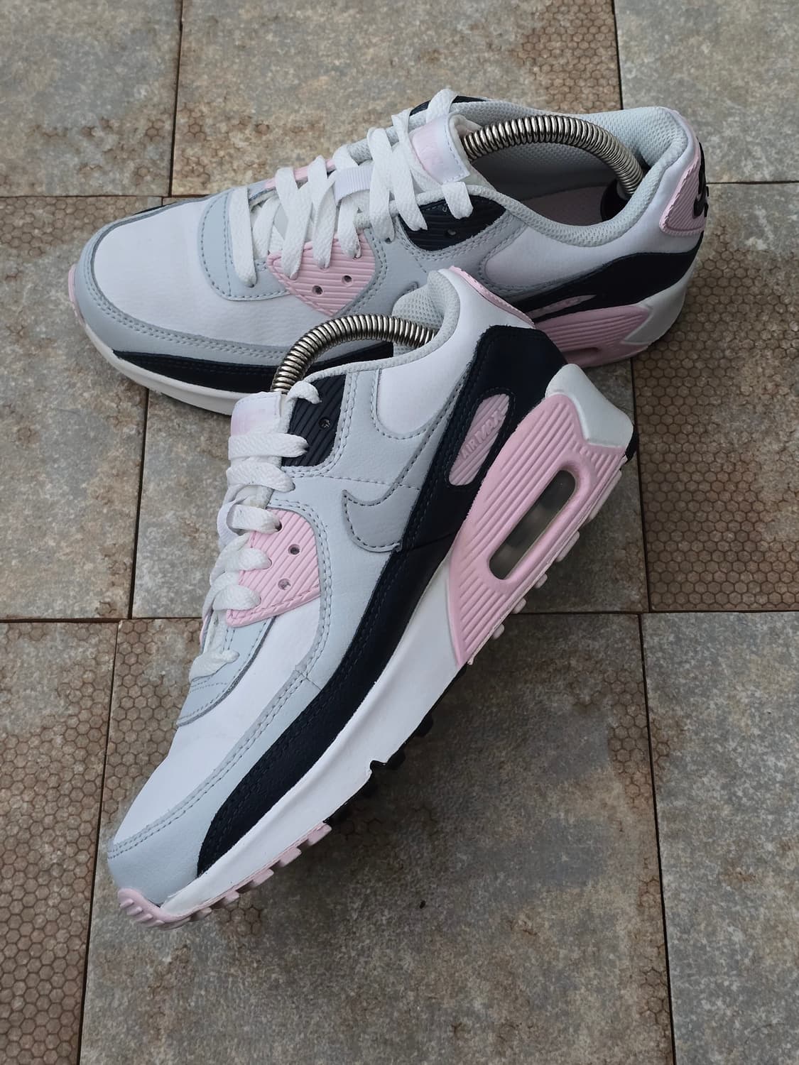 (230)나이키 에어맥스 90 화이트 핑크 폼  상품이미지5