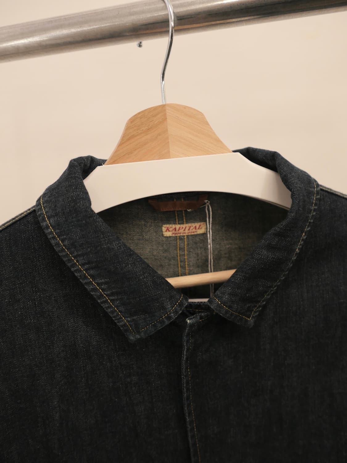 캐피탈 데님 코트 상품이미지4