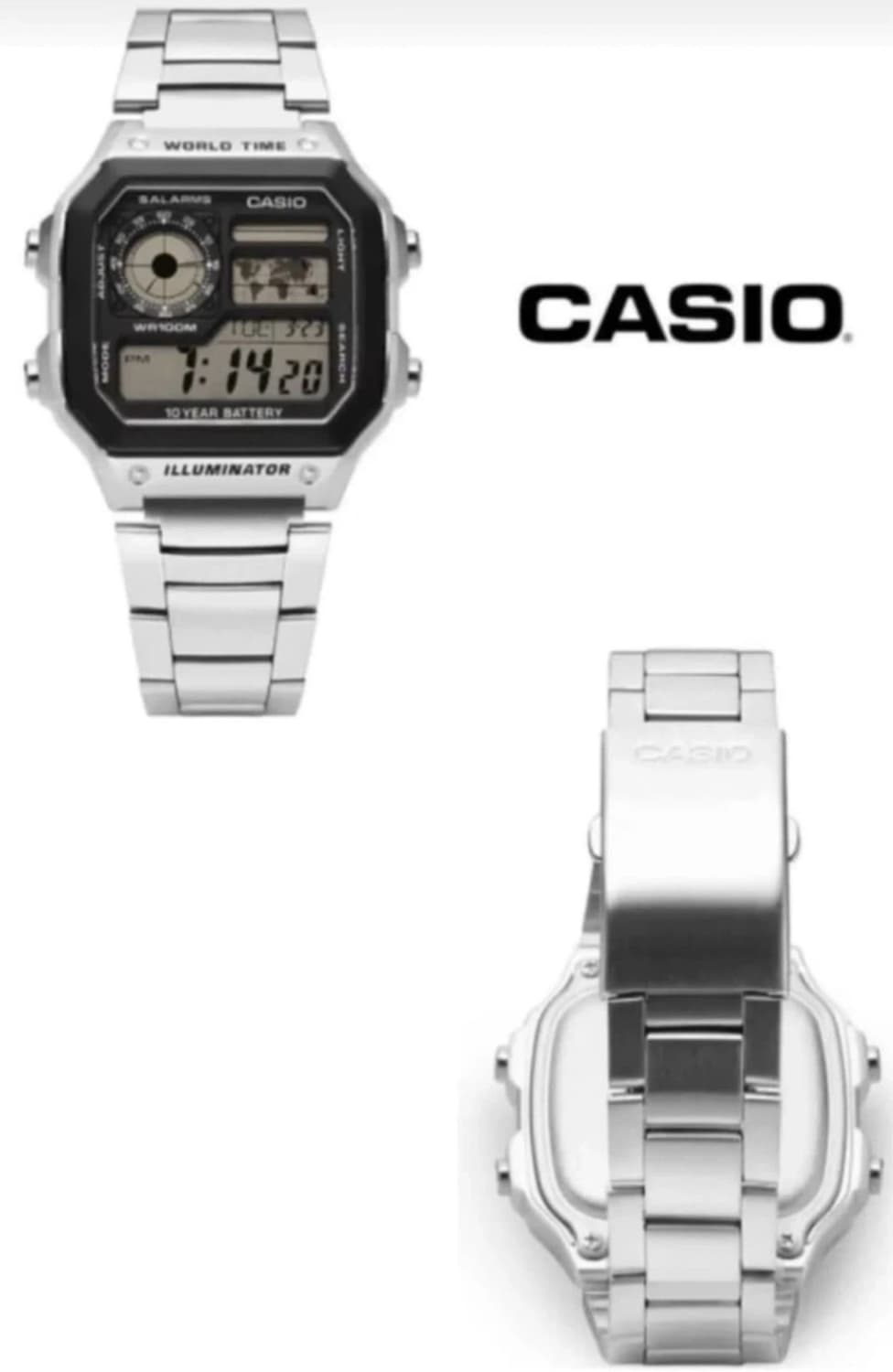 카시오 월드타임 메탈시계 새상품  상품이미지3