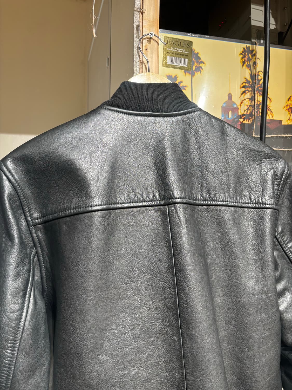 90sGAP Cow Leather Varsity Bomber Jacket 상품이미지7