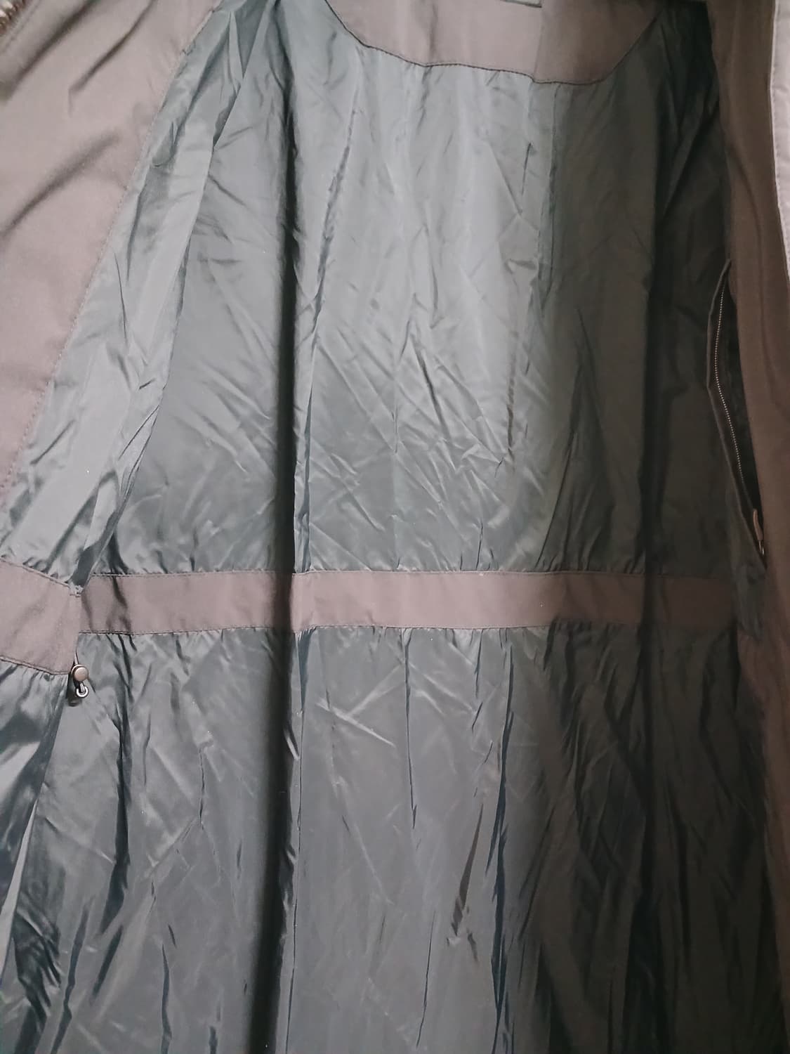 (새상품,90)코오롱스포츠 여성 구스다운 스노우문 다크브라운 상품이미지5