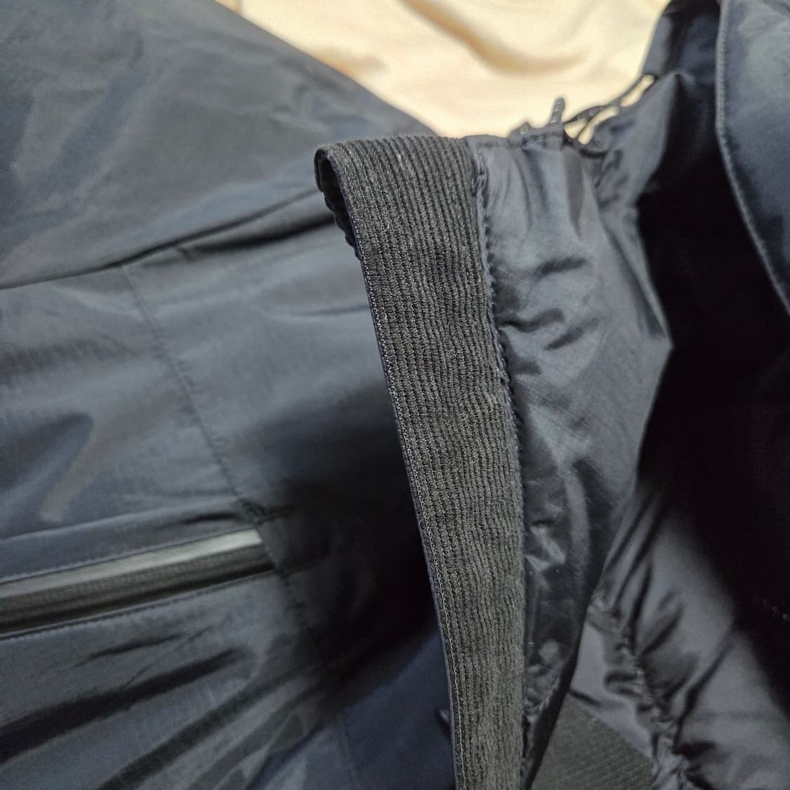 [L] 난가 x 어반리서치 오로라 다운 블루종 블랙 / 패딩 자켓 파카 상품이미지6