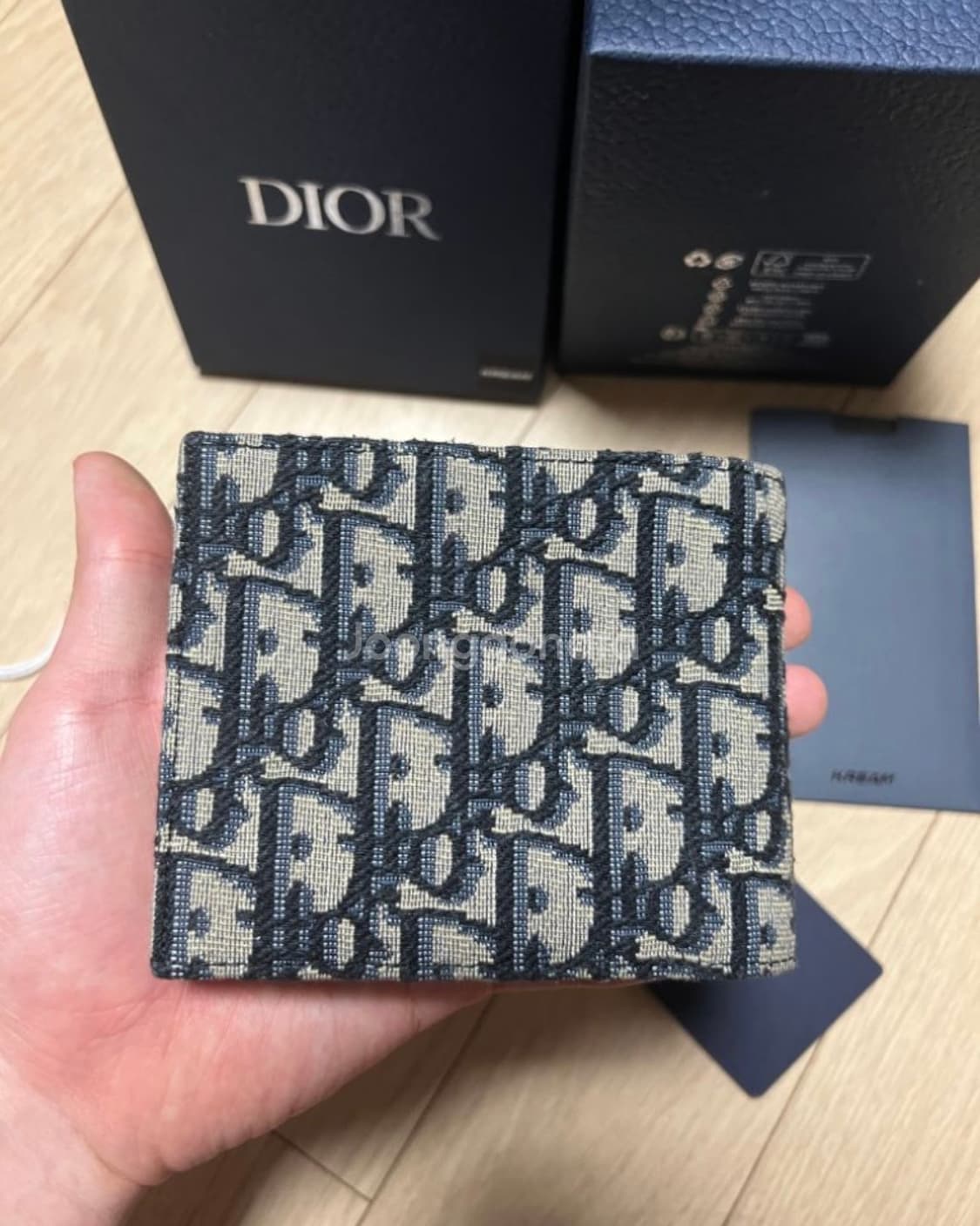 [크림판/풀구성] 디올 컴팩트 오블리크 자카드 반지갑 상품이미지3