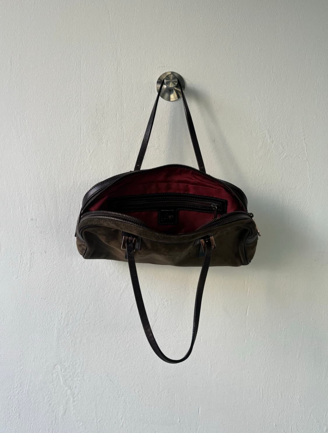 펜디 스웨이드 미니 보스턴 상품이미지6