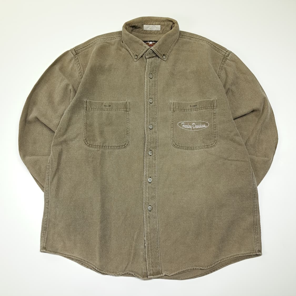 CL867 XL 할리데이비슨 90s 코듀로이 셔츠 남방 상품이미지1