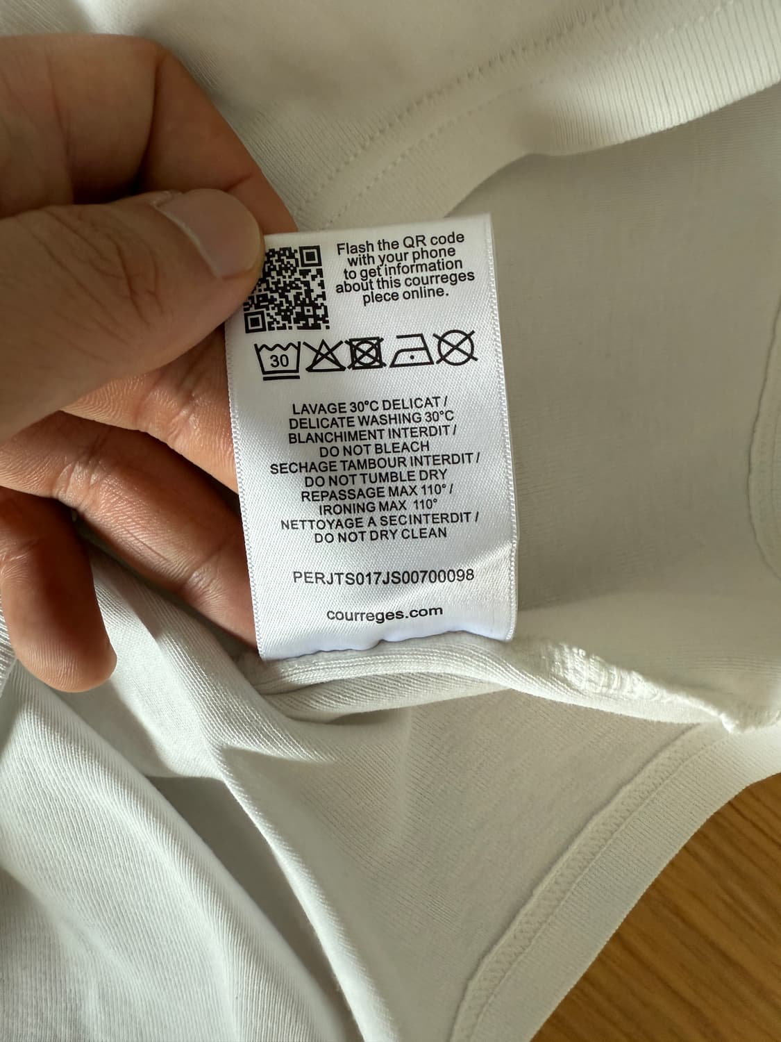 꾸레쥬(courreges) 링거 반팔티셔츠 상품이미지7