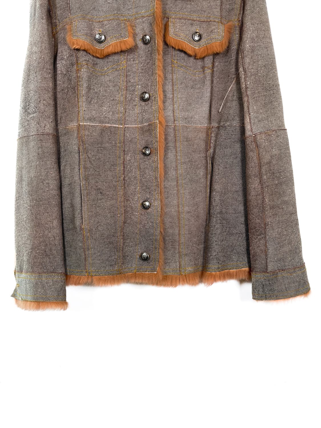 빈티지 토끼털 래빗퍼 자켓 상품이미지4