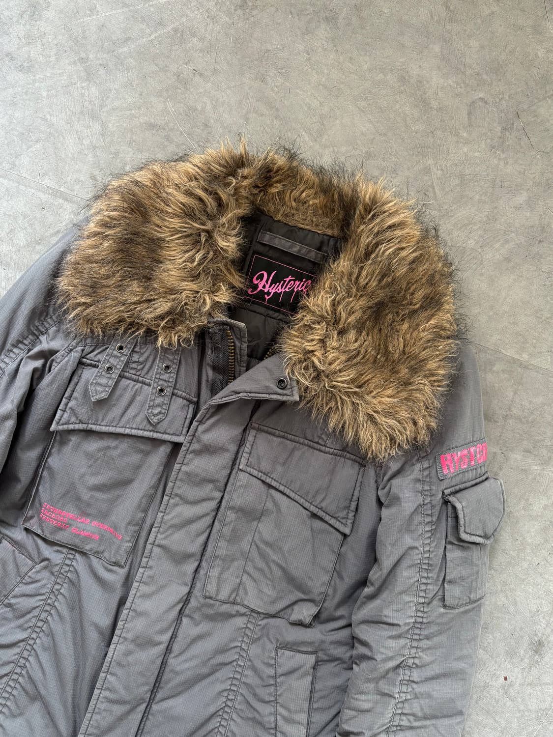 Hysteric Glamour 히스테릭글래머 프리마로프트퍼 트리밍 밀리터 상품이미지4