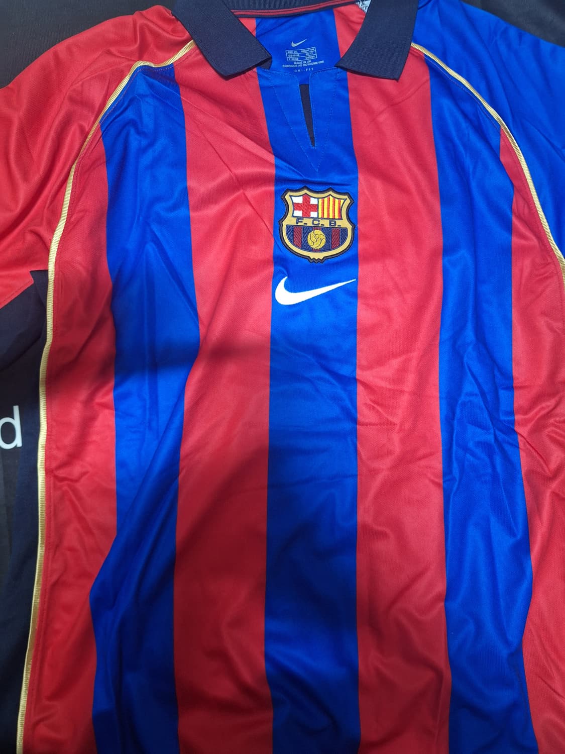 푸욜 0203바르셀로나 축구유니품 반팔 블록코어 oem 상품이미지2
