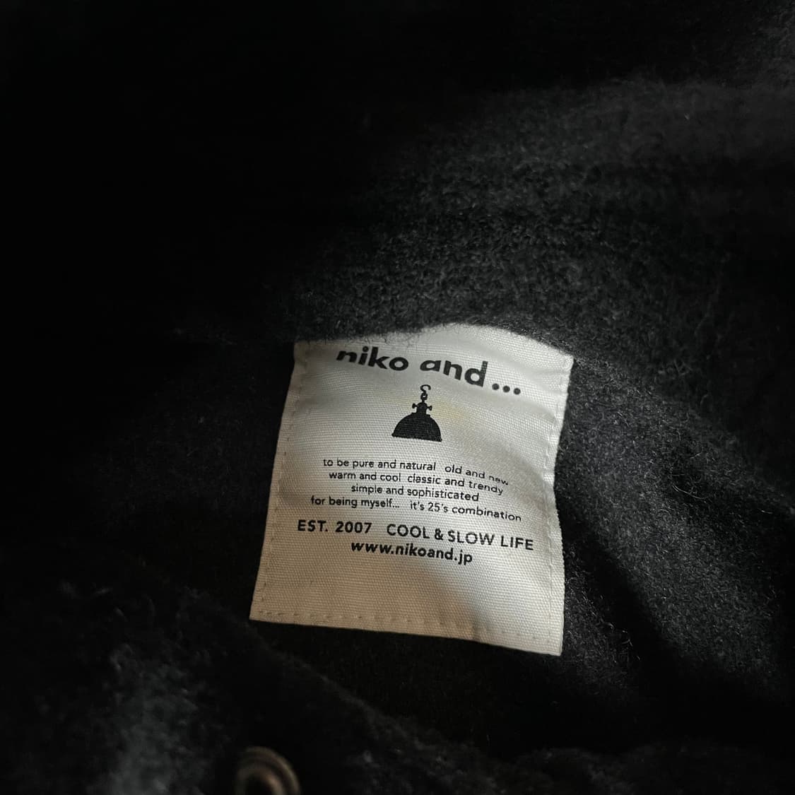 니코앤드 블랙 후드 코트 상품이미지4