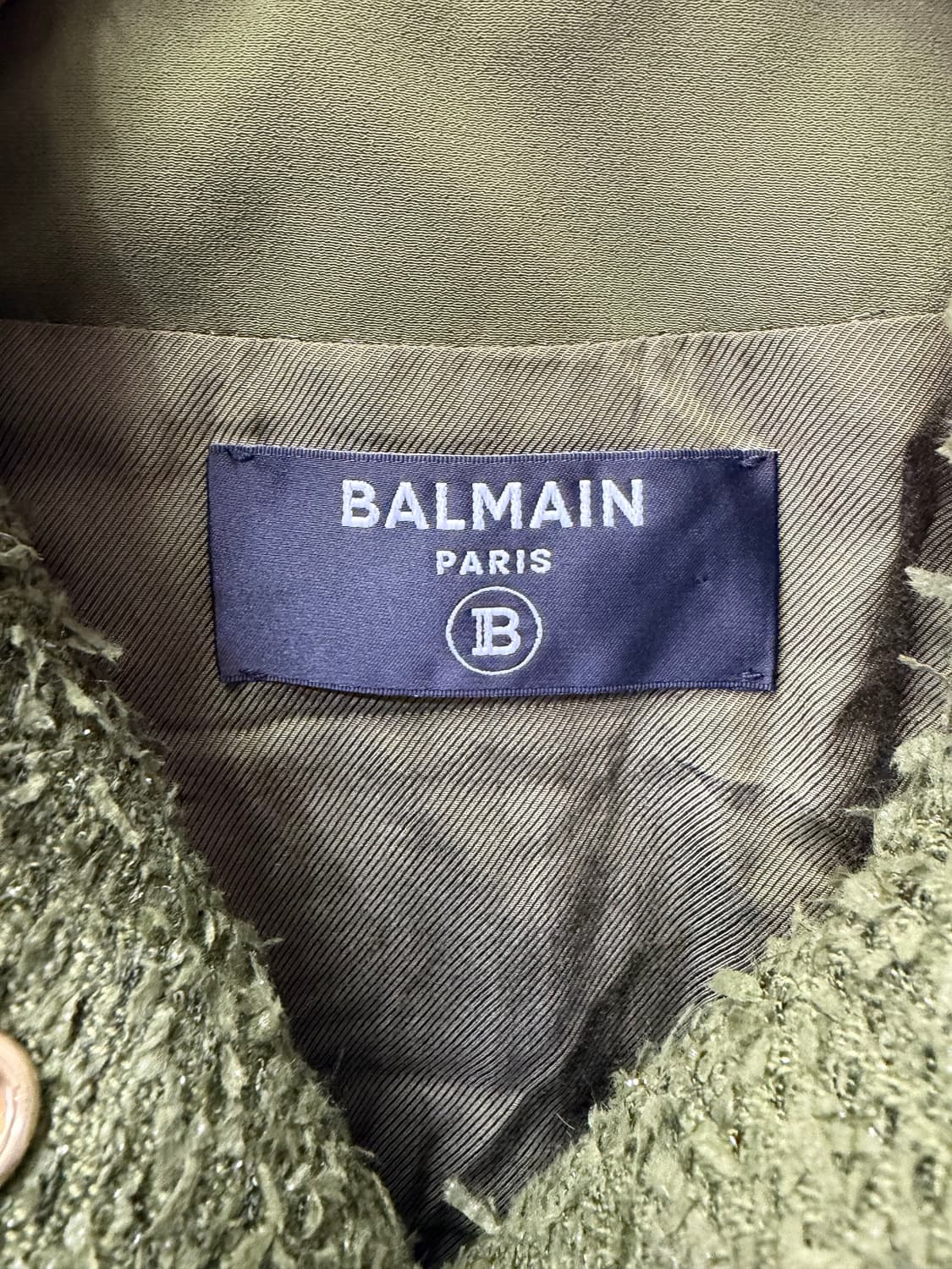 매장판정품) 발망 22ss 여성 트위드 봄버 자켓 34 상품이미지6