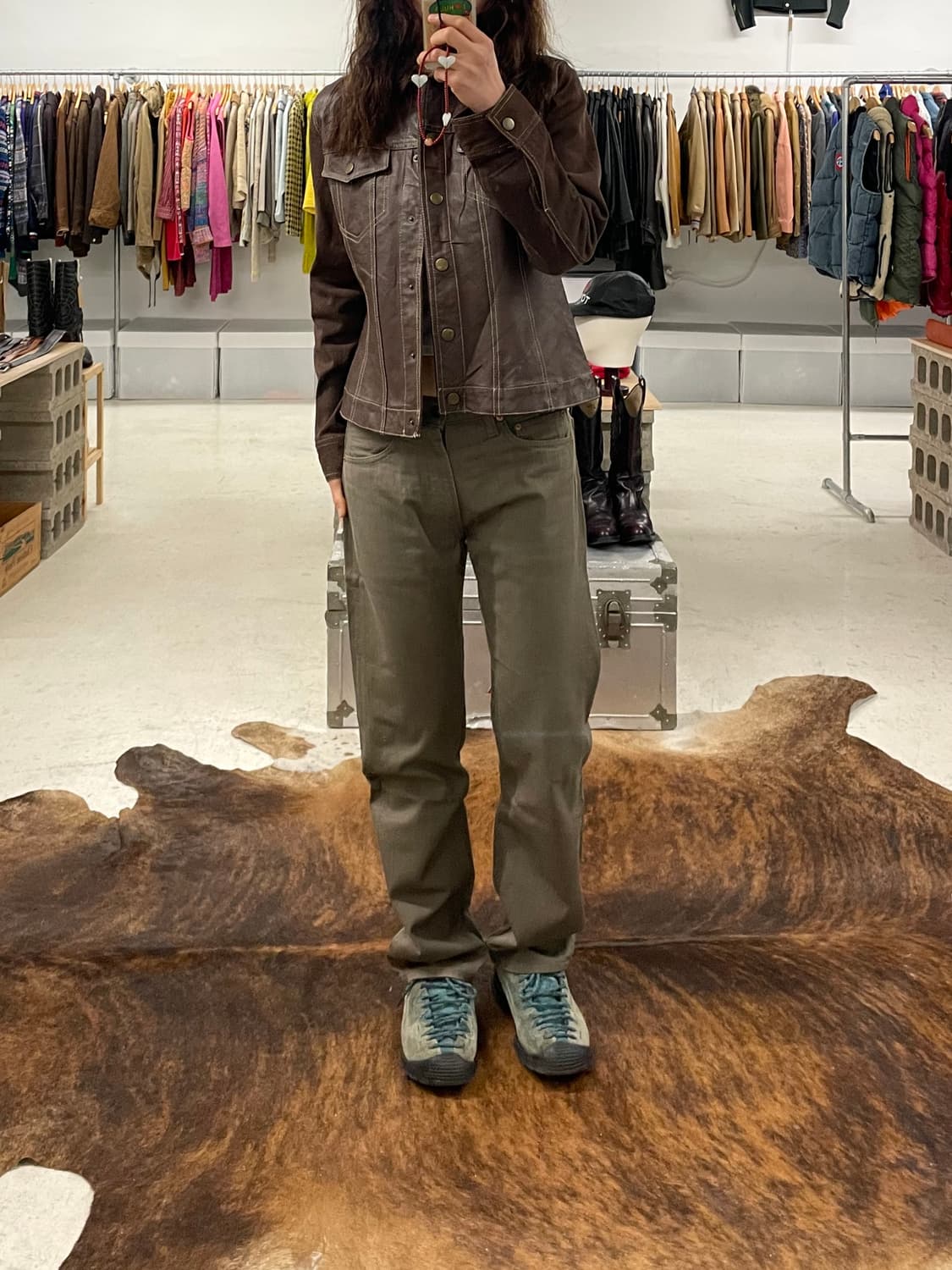 JOE MCCOY brown denim pants 조 맥코이 브라운 데님 상품이미지1