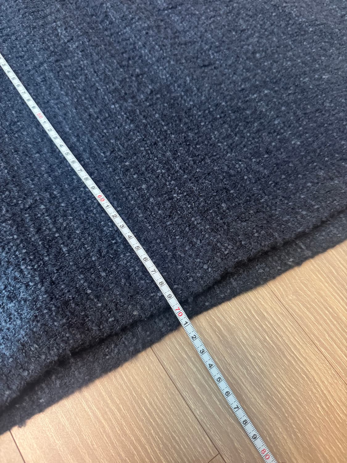 [L] 유스Youth 트위드 하프집업 셔츠 네이비 상품이미지5