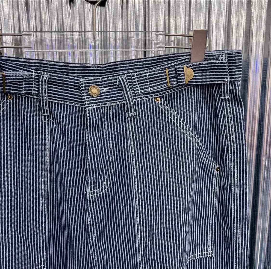 스트라이프 카고 팬츠 상품이미지7