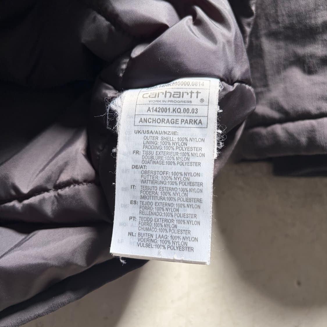 칼하트 앵커리지 빈티지 파카 L 상품이미지7