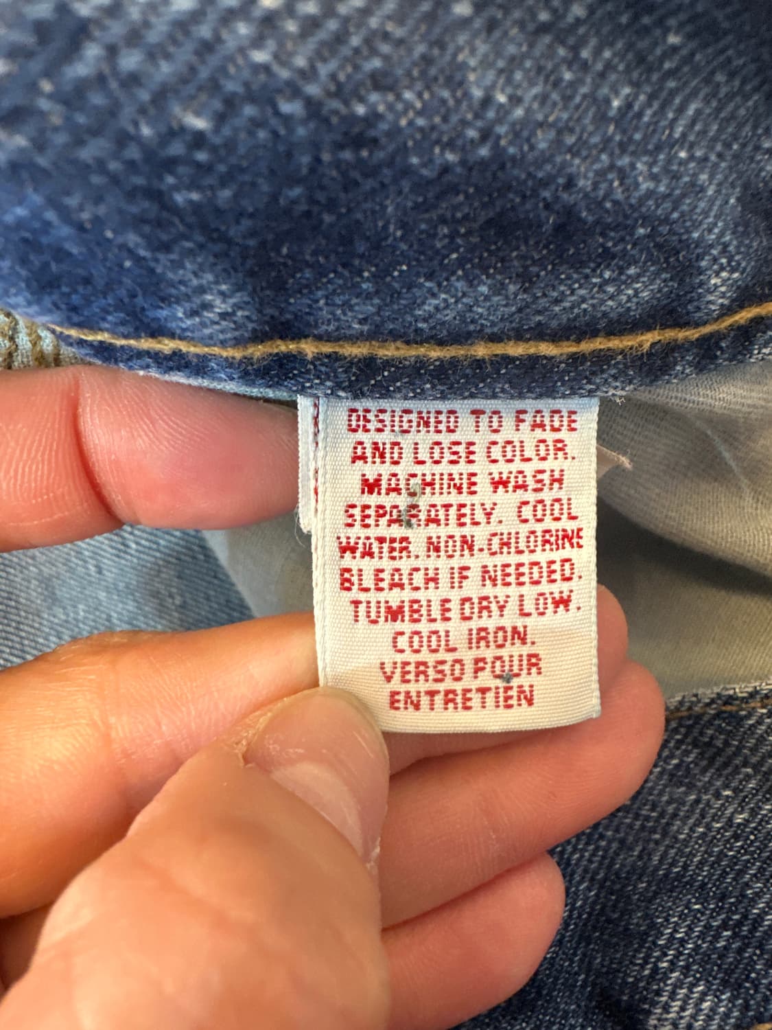 34) 마리떼 프랑소와 저버 USA 94s 블루 테이퍼드 데님 상품이미지6