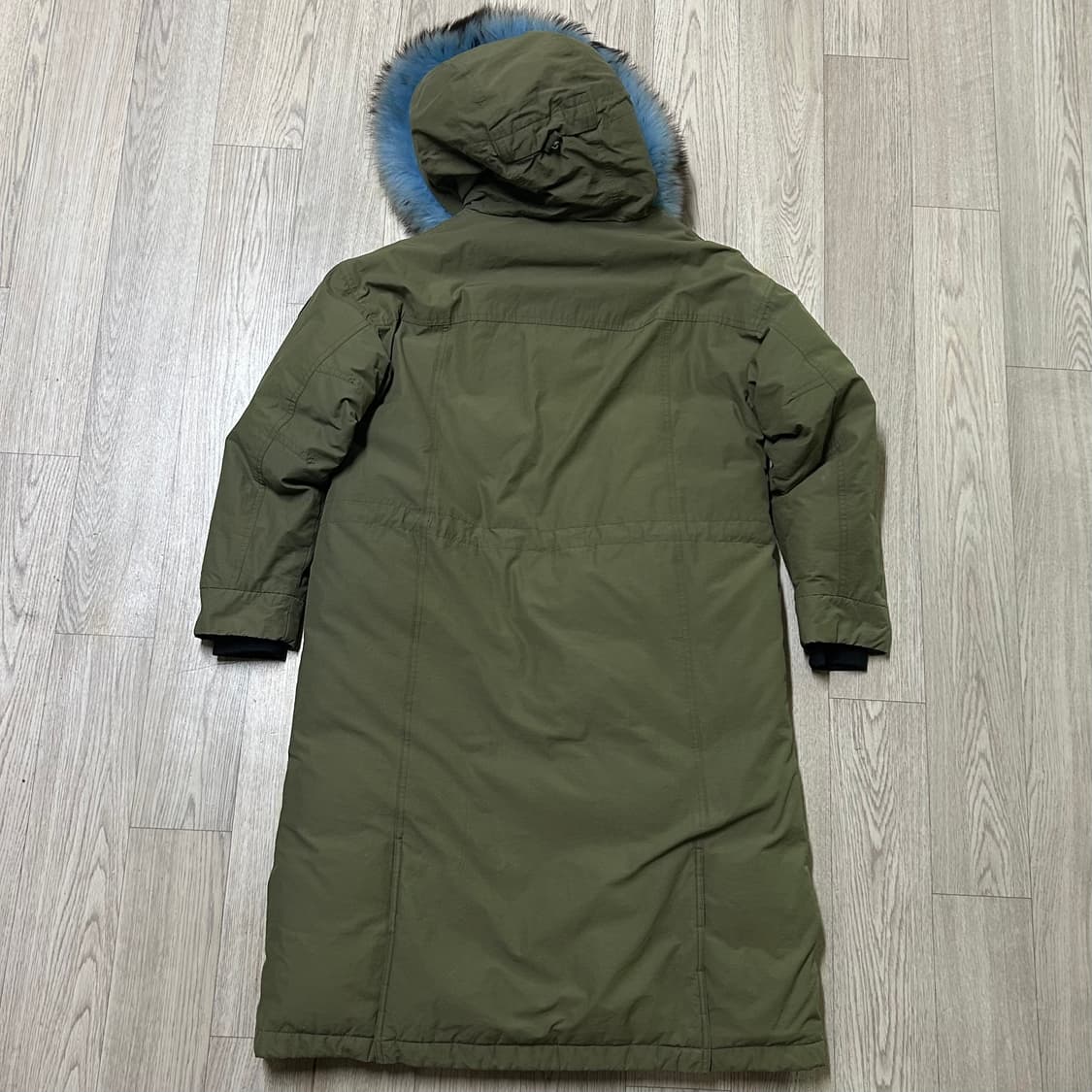 코오롱 X 럭키슈에뜨 하이라인 구스다운 롱패딩 36 66사이즈 상품이미지3