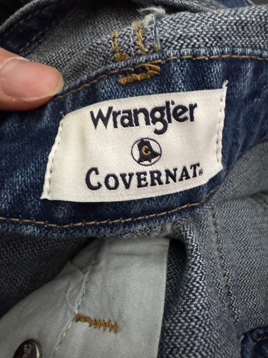 여성 커버낫 x 랭글러 23년도 레직기 데님 오버롤 S 상품이미지4