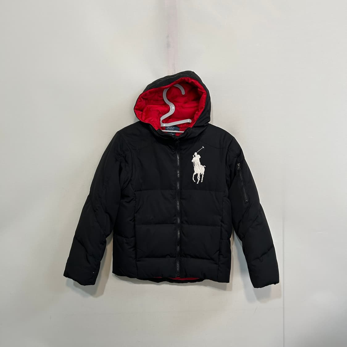 폴로 키즈 빅포니 다운패딩 8세 블랙  상품이미지1