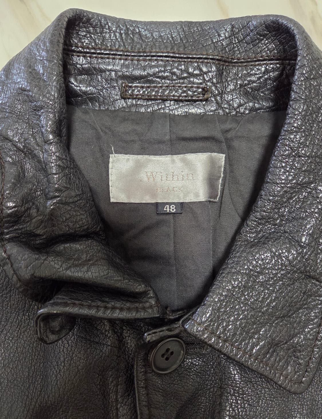 Within black 멀티포켓 레더 자켓  상품이미지8