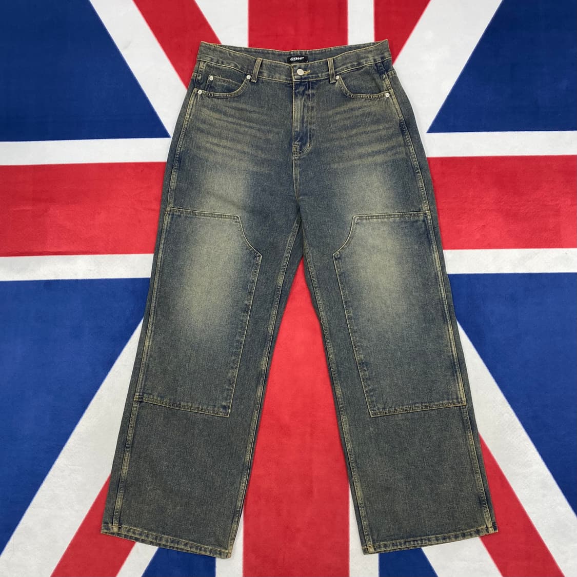 네이키드블러드 더블니 데님팬츠 XL 상품이미지1