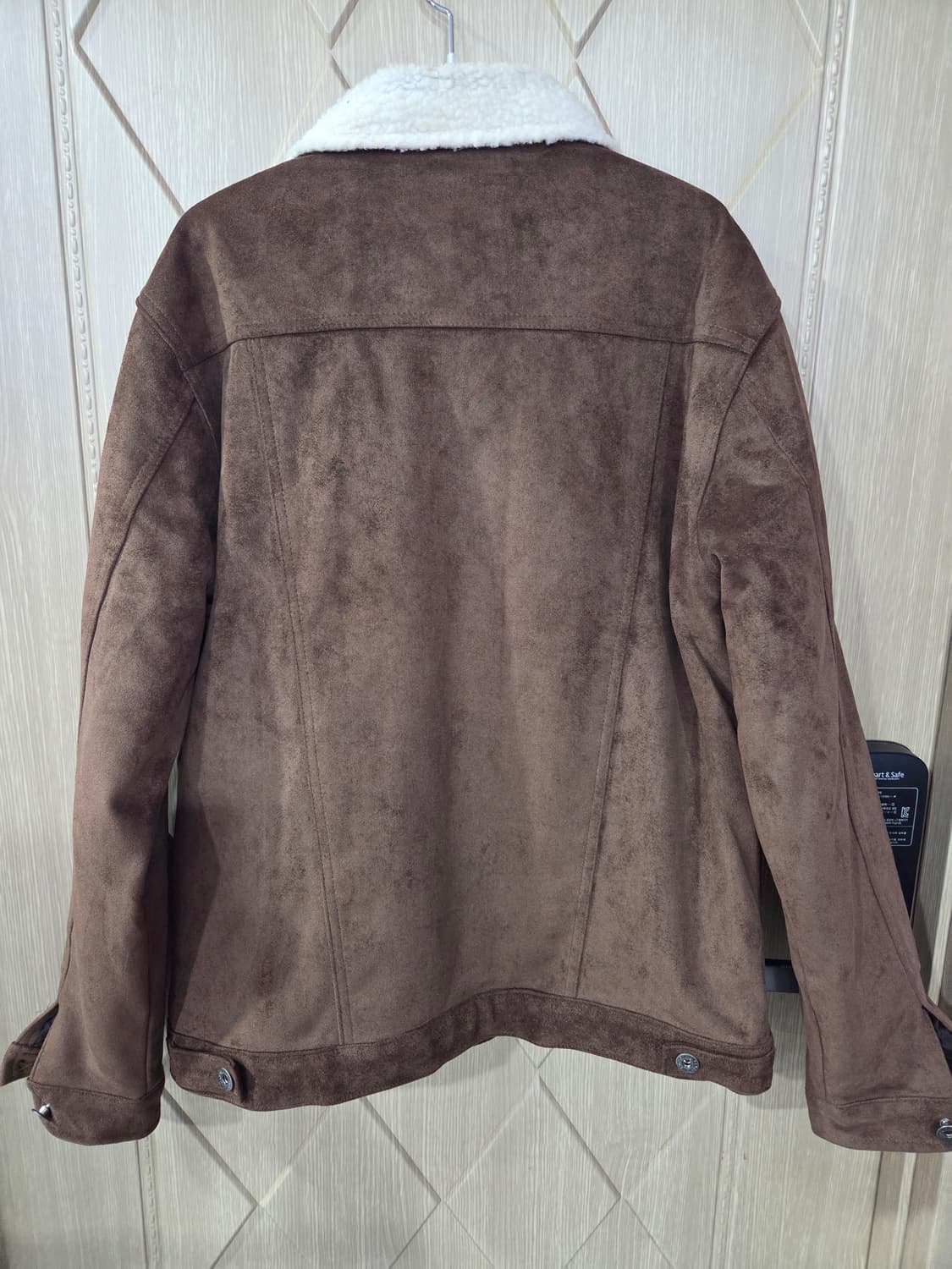 브라운 스웨이드 무스탕 자켓 상품이미지2