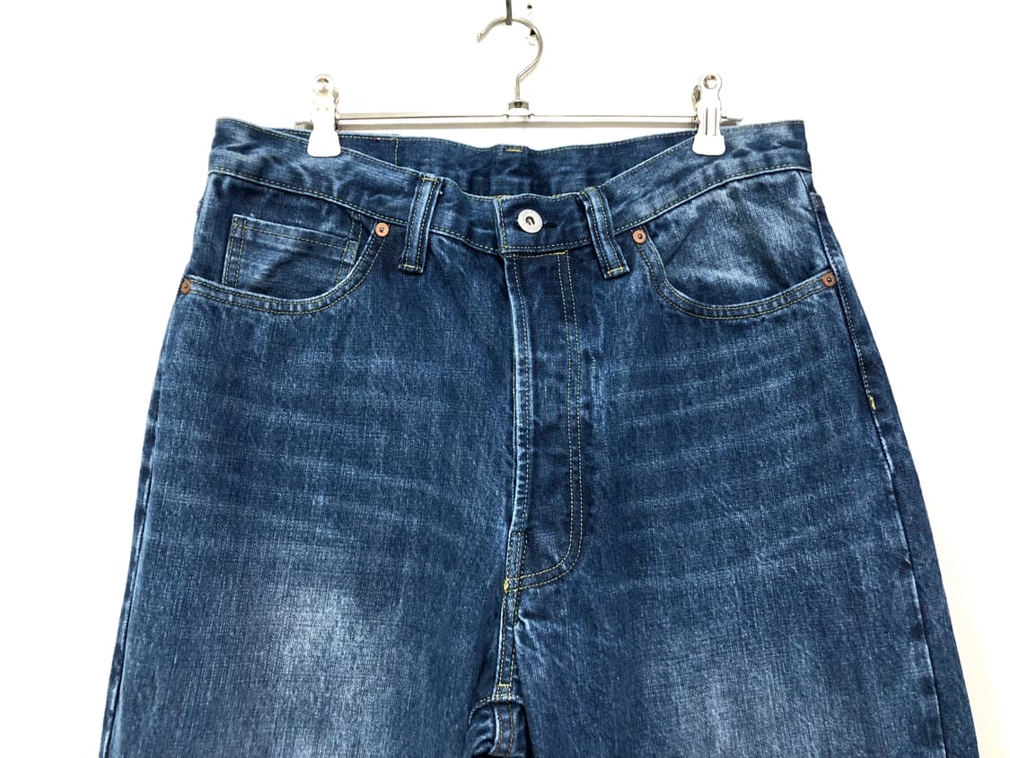 아웃스탠딩 남성 일자핏 셀비지 데님팸츠 청바지 30 _ 라이트인디고 상품이미지2