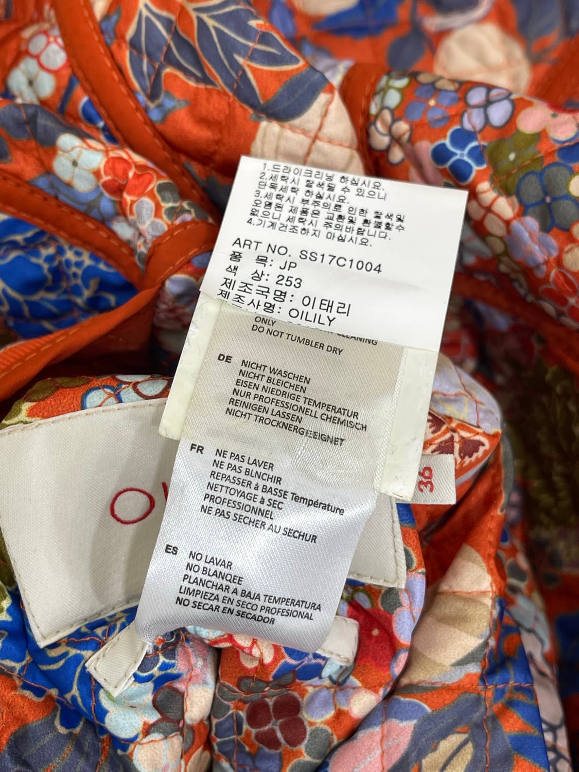 오일릴리 리버서블 퀼팅 패딩 상품이미지7