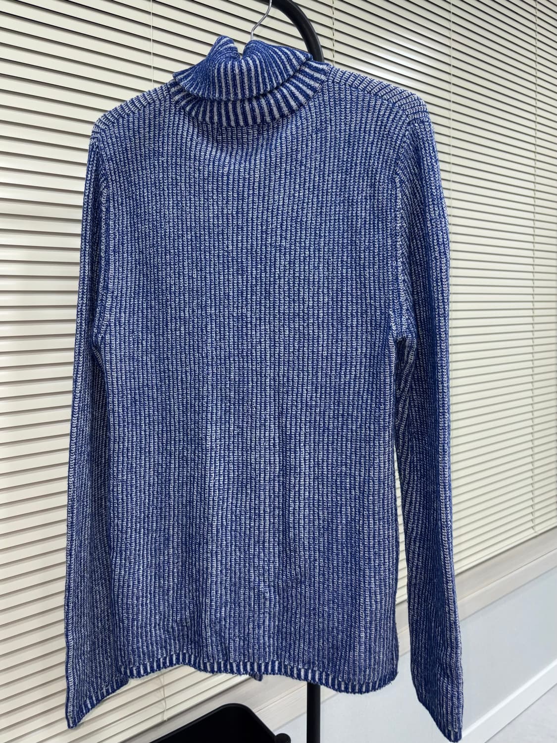 미쉘클랑 하이넥 립 니트 가디건 상품이미지2