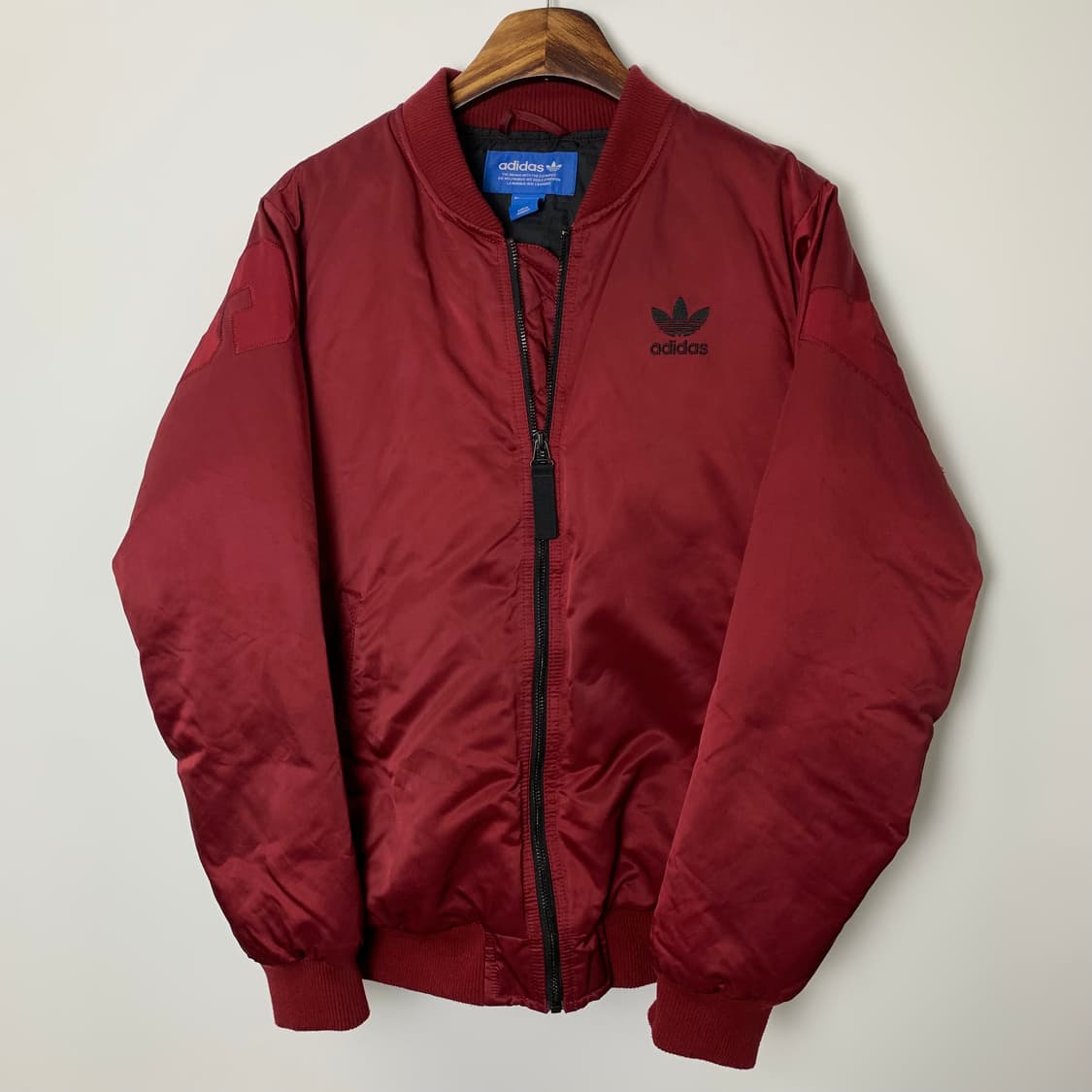 아디다스 파이어버드 버건디 봄버 자켓 상품이미지3