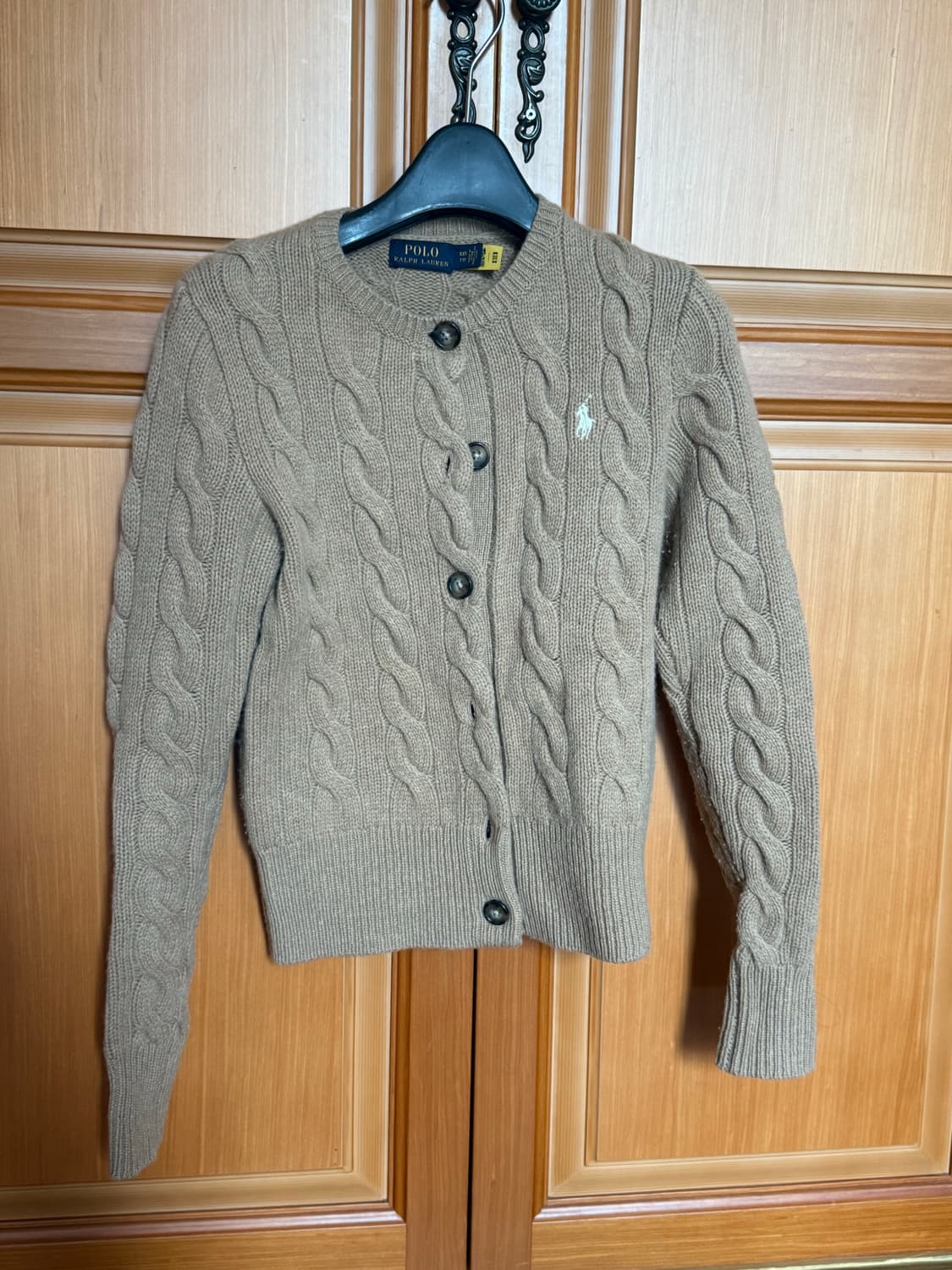 폴로 랄프로렌 수지 가디건(화이트포니) 상품이미지1