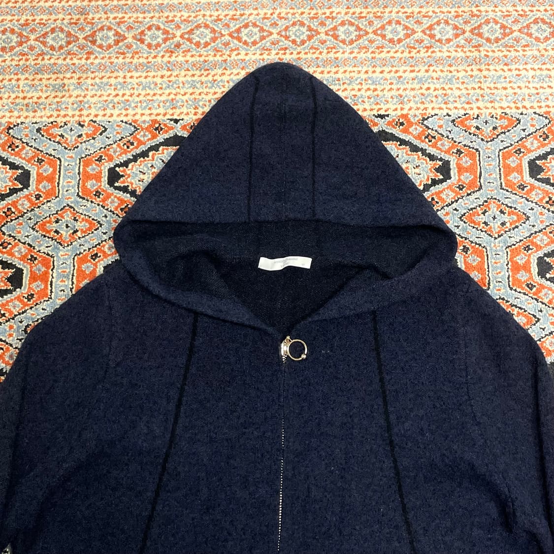 아놀드바사니 네이비 니트 후드집업 여성90 상품이미지2