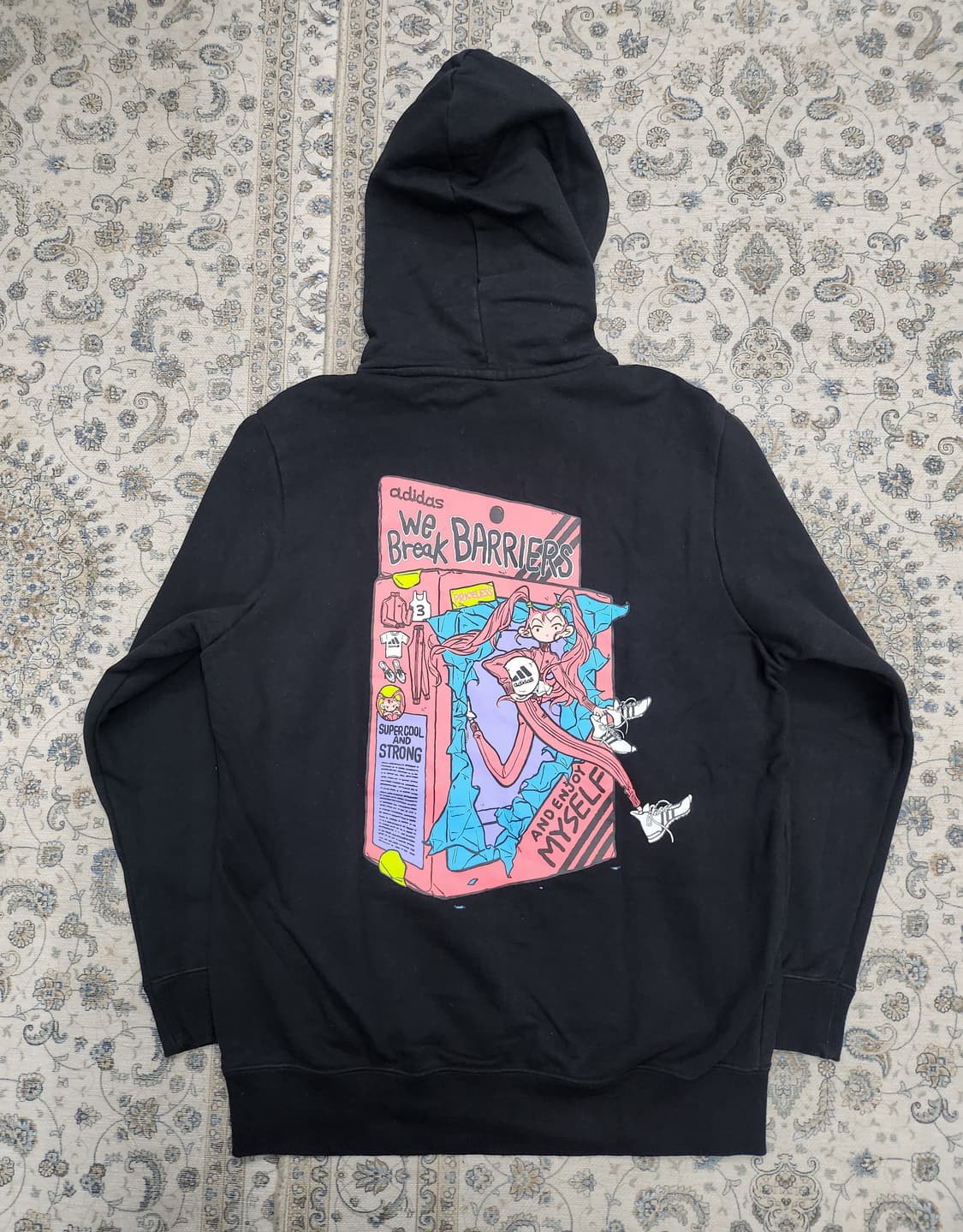 아디다스 X 제니 카오리 후드티 M 상품이미지2