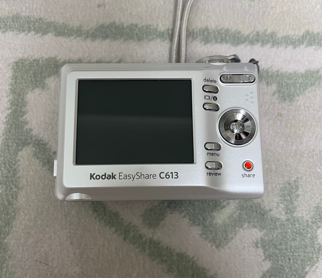 코닥 c613 펄 화이트 카리나 빈티지 디카 카메라 상품이미지3