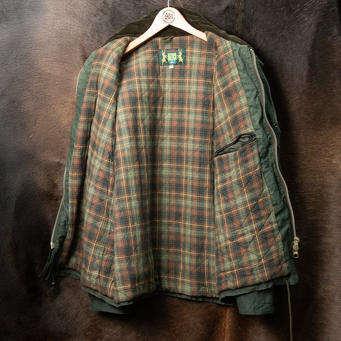 [XXL] 90s HUNTER OUTDOOR 왁스자켓 잉글랜드 메이드  상품이미지9