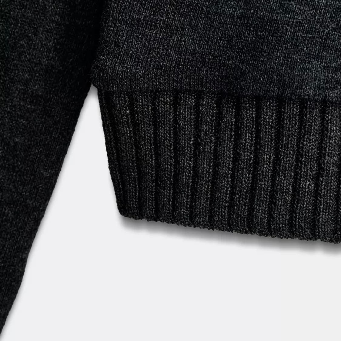 zara 자라 소프트 크롭 탑 니트 차콜그레이 상품이미지6