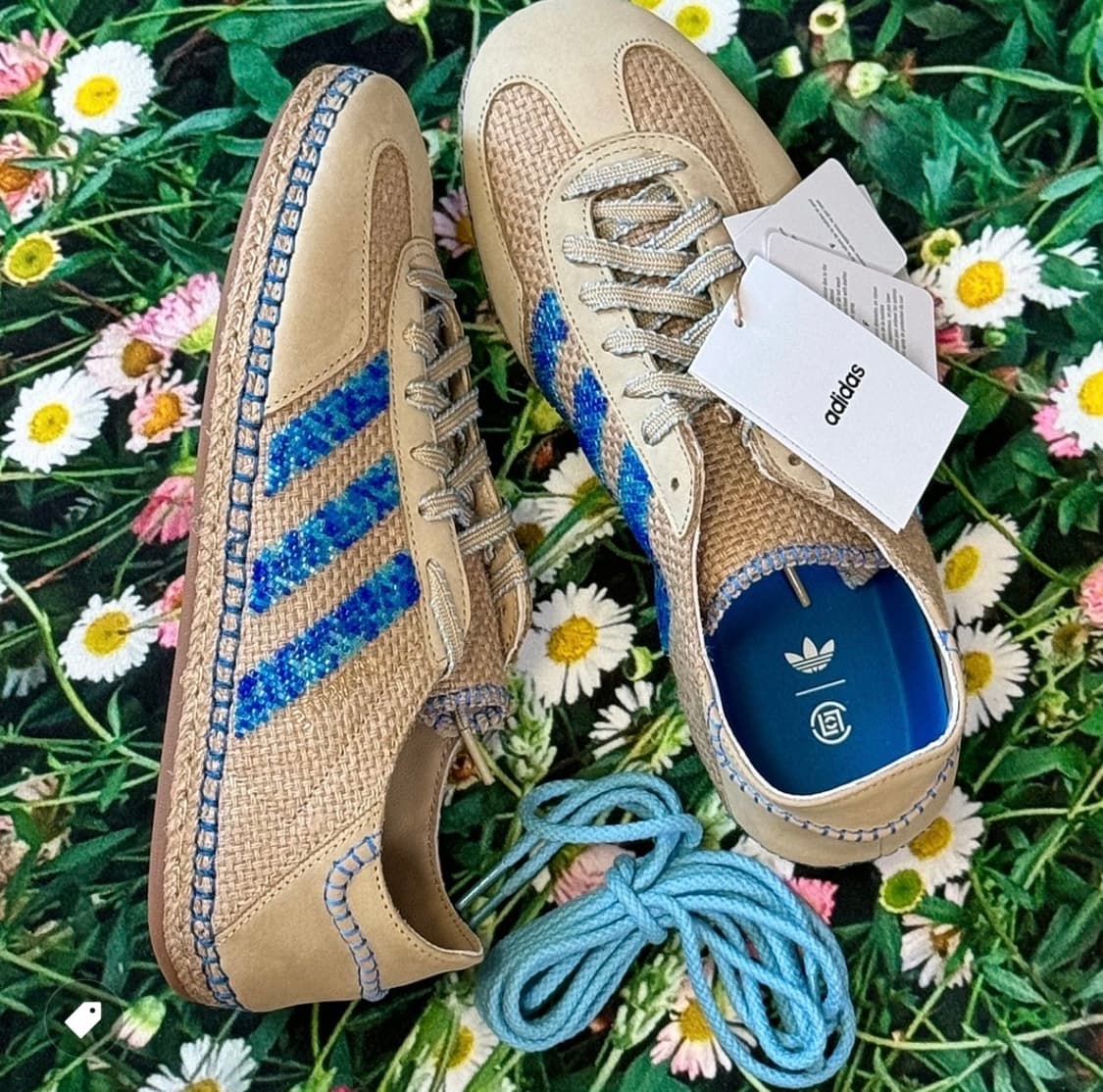 아디다스 x 클랏 가젤 리넨 260 새상품급 판매 상품이미지1