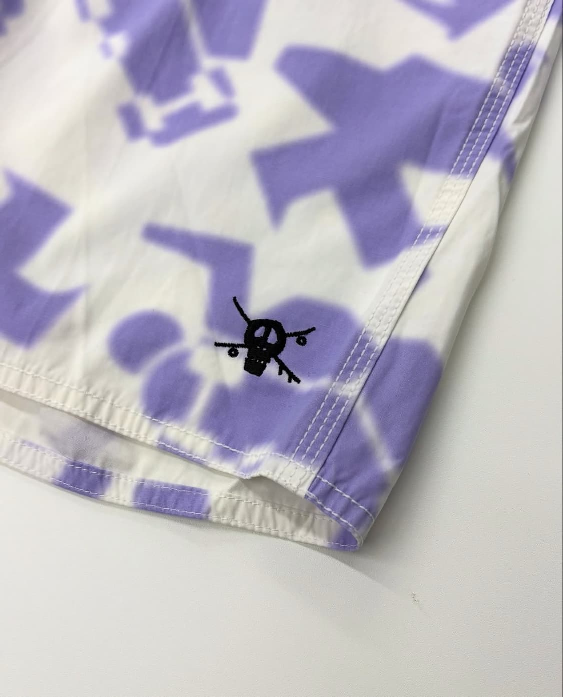 (미사용)STUSSY 스투시 09‘s 퍼플 서프맨 워터 쇼츠  상품이미지2