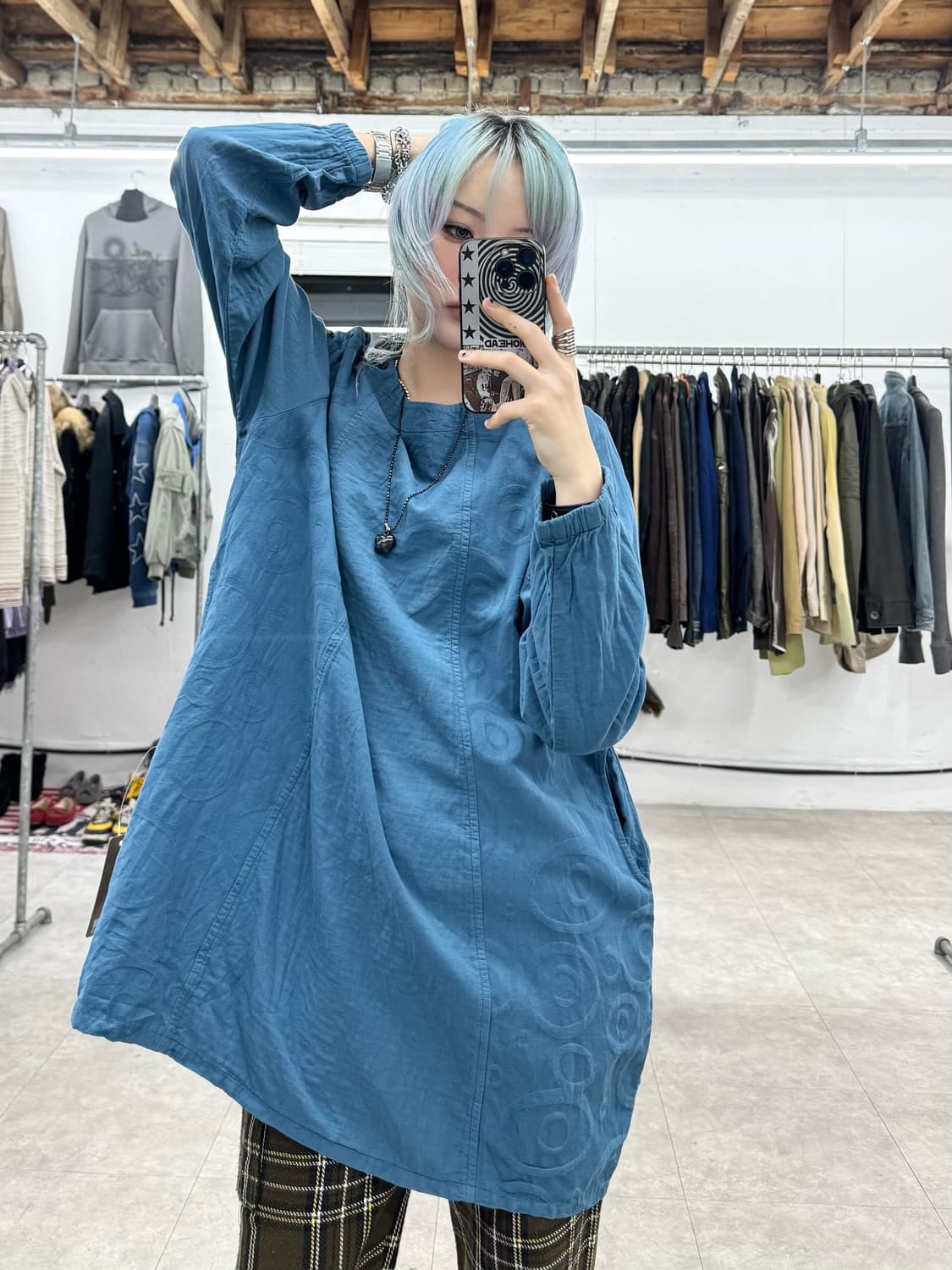 Kanako 사이드 버튼 원피스 상품이미지6