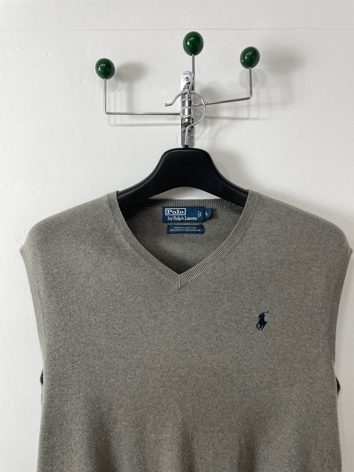 폴로 랄프로렌 피마코튼 니트 베스트  상품이미지2