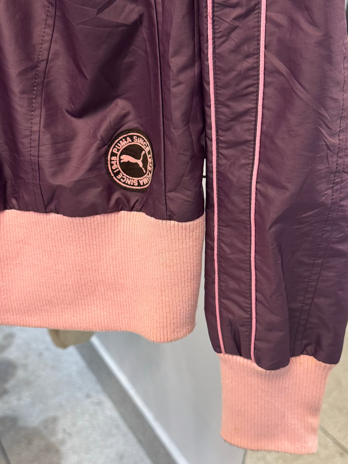 Puma Burgundy Color Old School Track Jac 상품이미지7