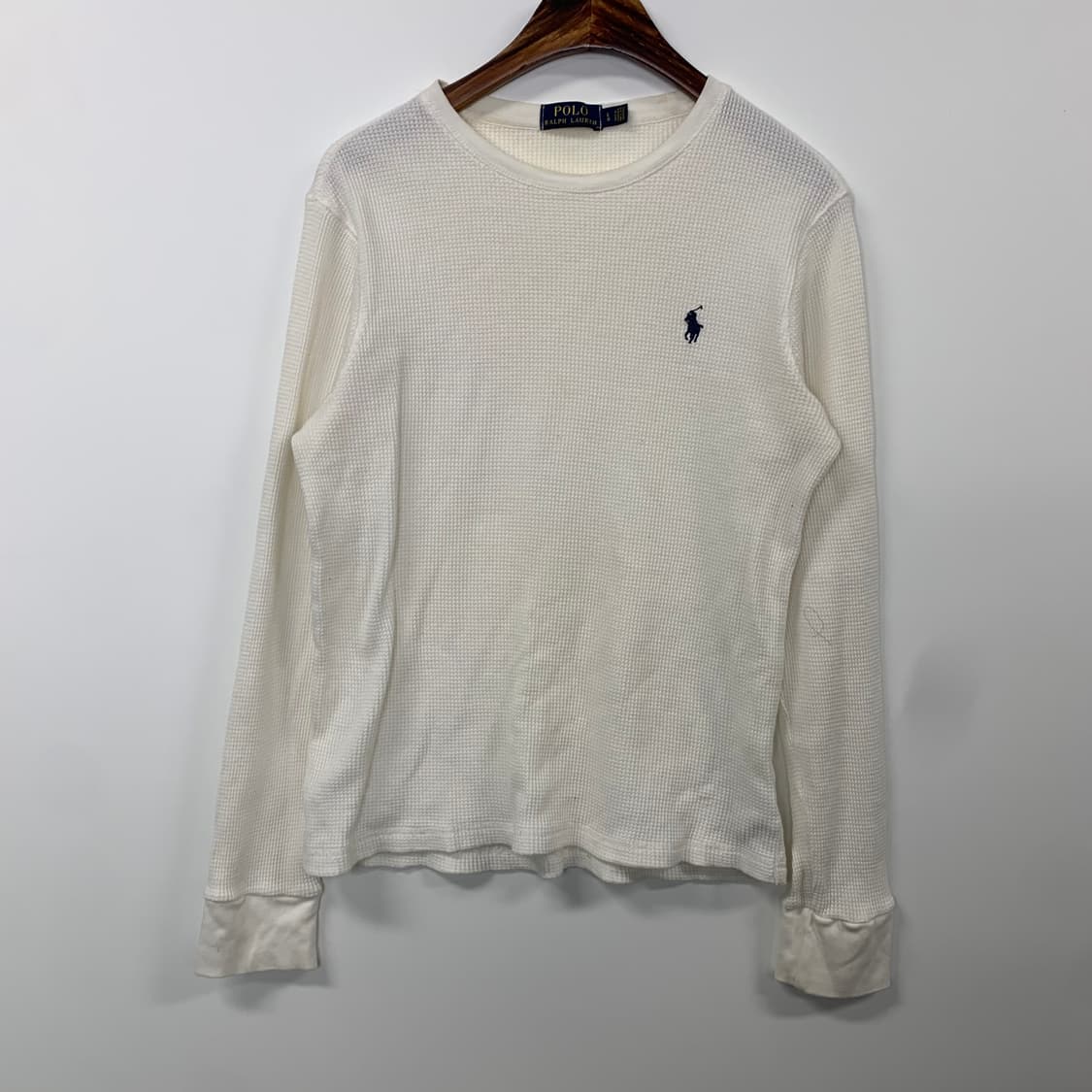 폴로 랄프로렌 신형 화이트 와플 니트 상품이미지2