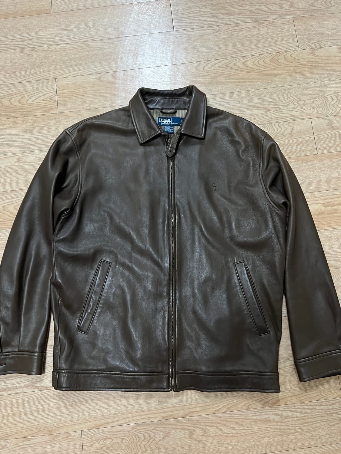 폴로 랄프로렌 맥스웰 램스킨 레더 자켓 M 상품이미지1