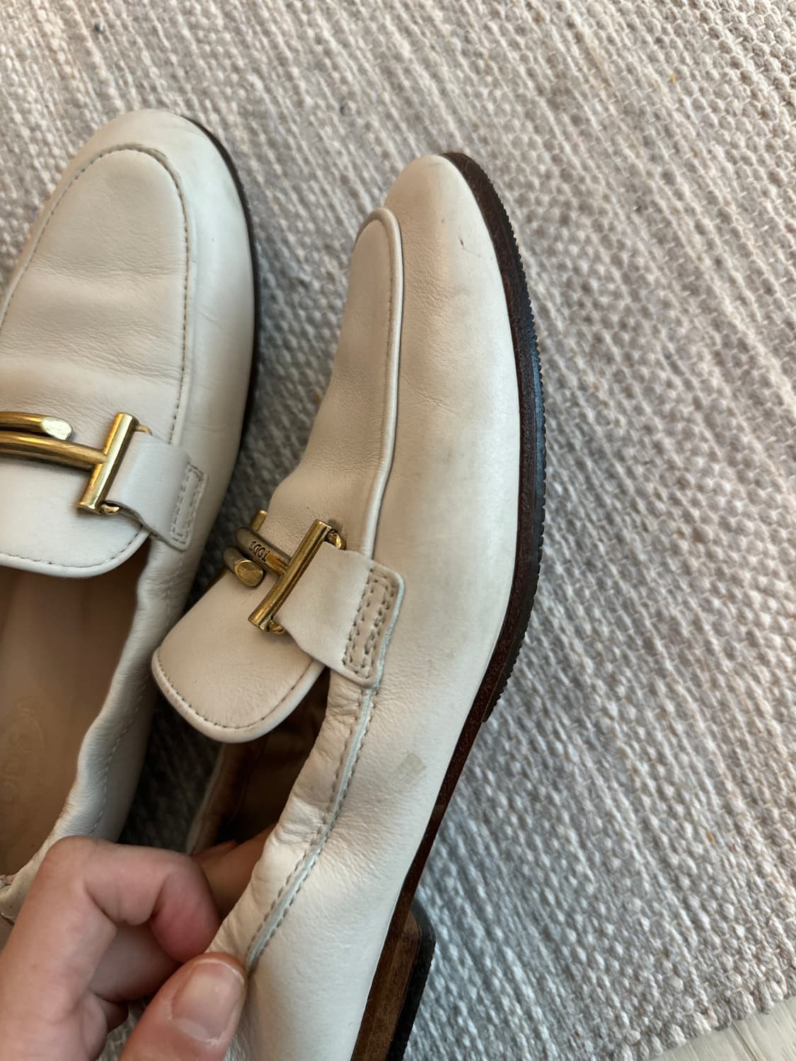 토즈 더블티로퍼 화이트 36(230) 상품이미지4