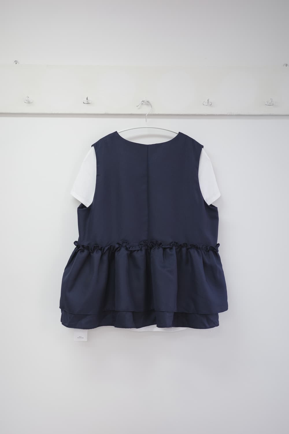 Friful navy frill vest 상품이미지4