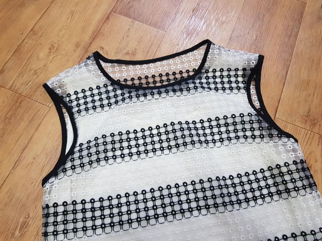 로엠(ROEM) 망사배색티 55-66  상품이미지2